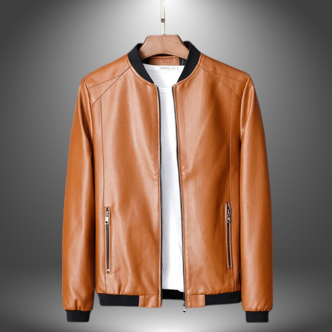 Manuel | Giacca in Pelle Artigianale Estiva per Uomo