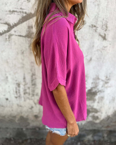 Sirena | Camicia Casual con Colore e Stile – Per un'Eleganza Senza Sforzo