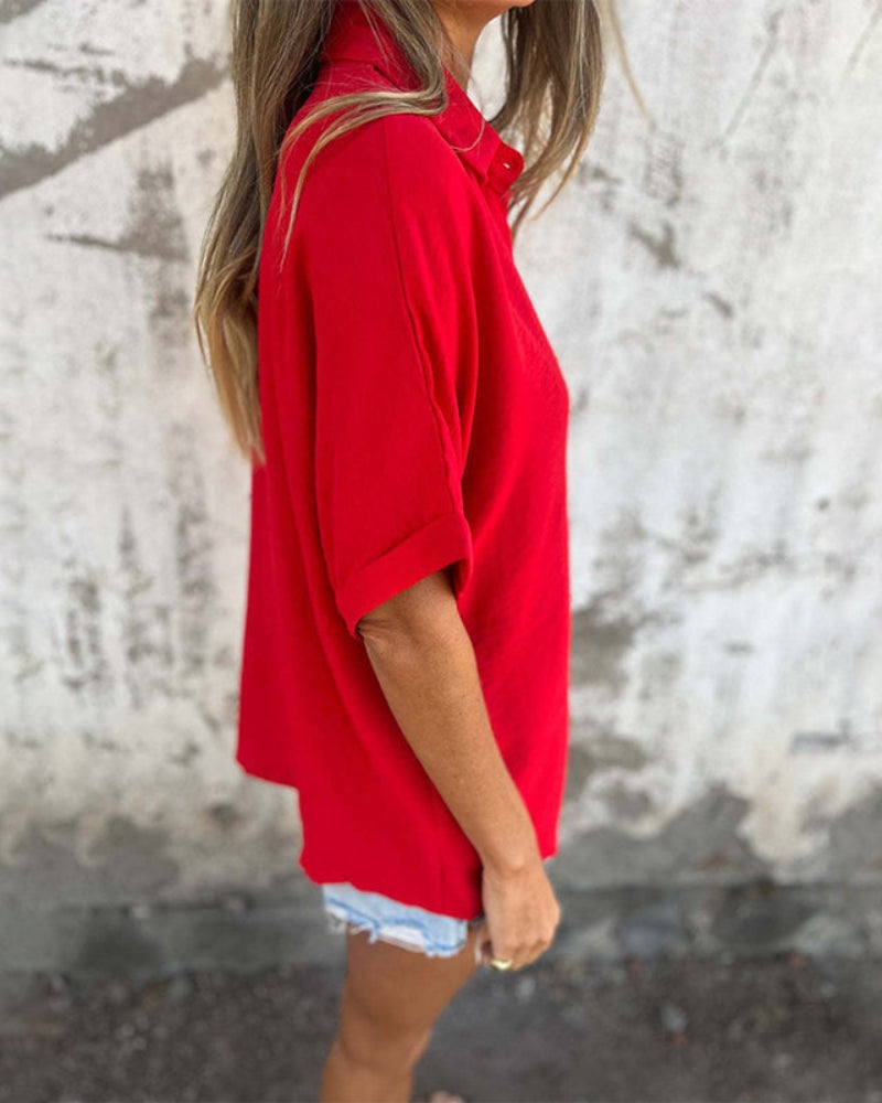 Sirena | Camicia Casual con Colore e Stile – Per un'Eleganza Senza Sforzo