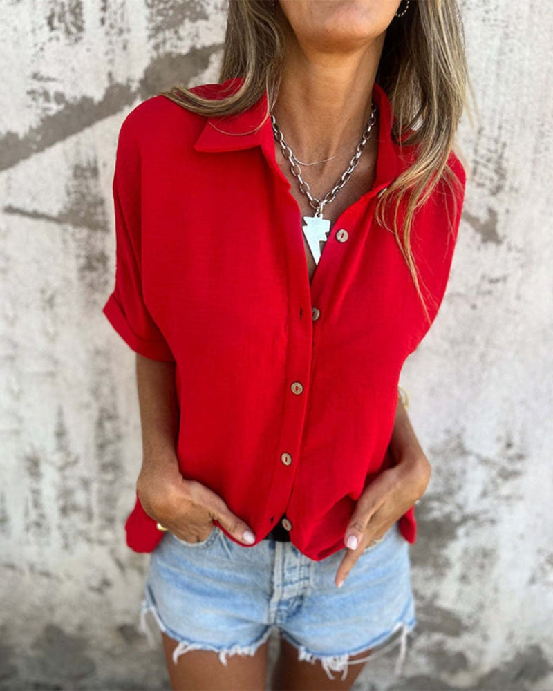 Sirena | Camicia Casual con Colore e Stile – Per un'Eleganza Senza Sforzo