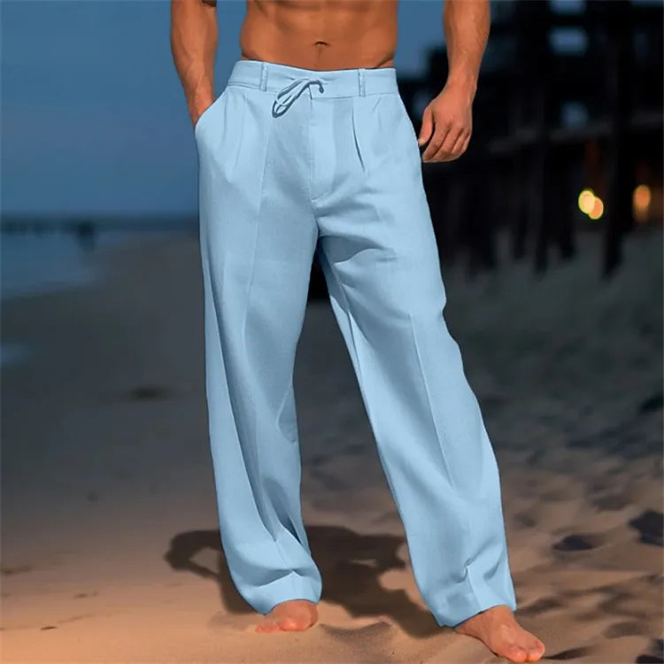 Nathan™ - Pantaloni in cotone unito