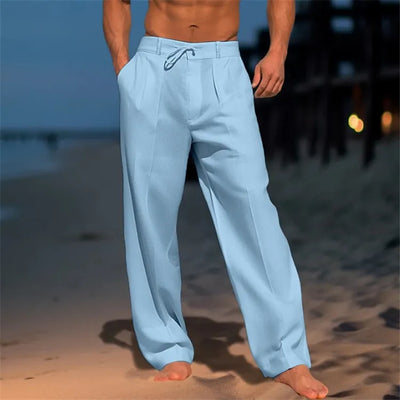 Nathan™ - Pantaloni in cotone unito