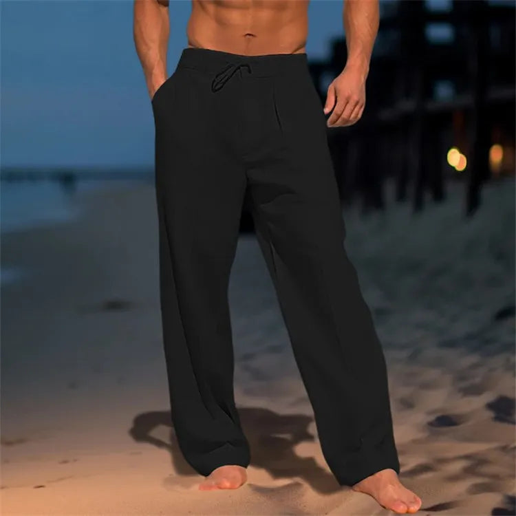 Nathan™ - Pantaloni in cotone unito