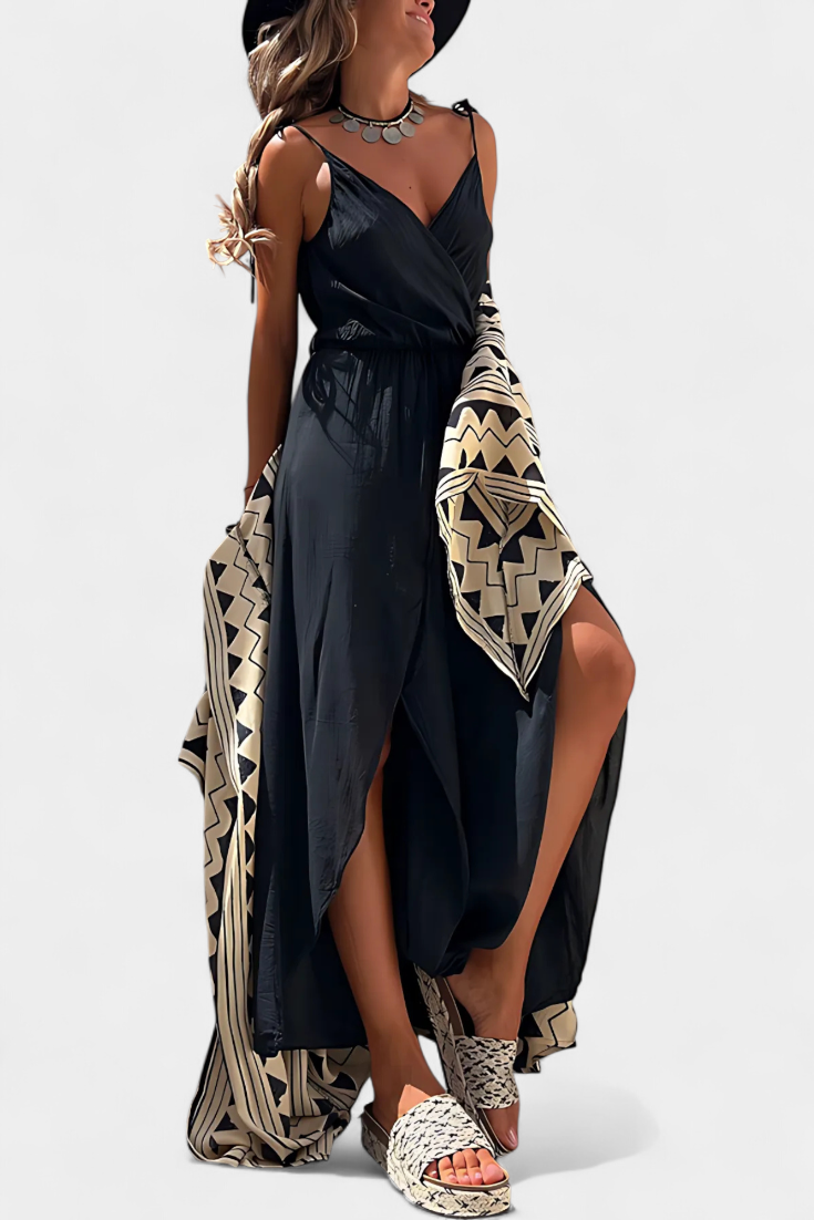 Combinazione Donatila in Cotone Lavato con Aperture Laterali