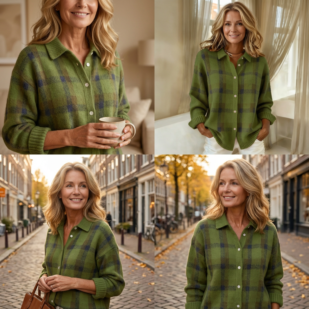 Valeria™ – Elegante maglione a quadri