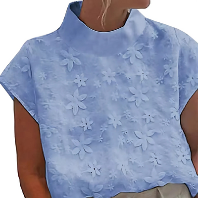 Doutzen | Con colletto alto unito ricamato