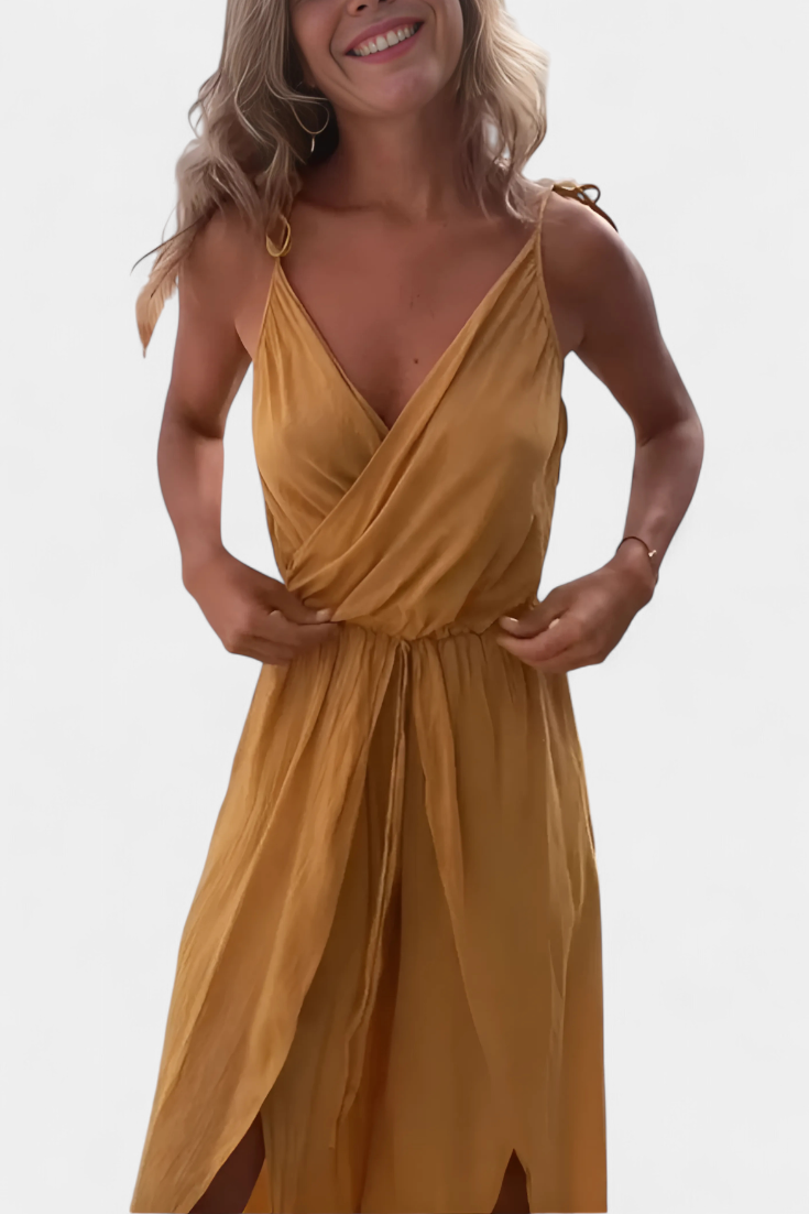 Combinazione Donatila in Cotone Lavato con Aperture Laterali