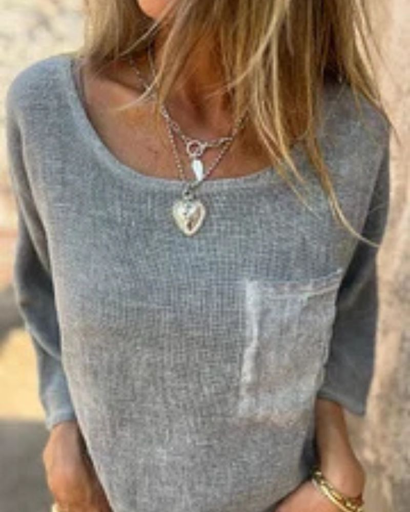 CEMAGI - T-shirt casual in cotone e lino