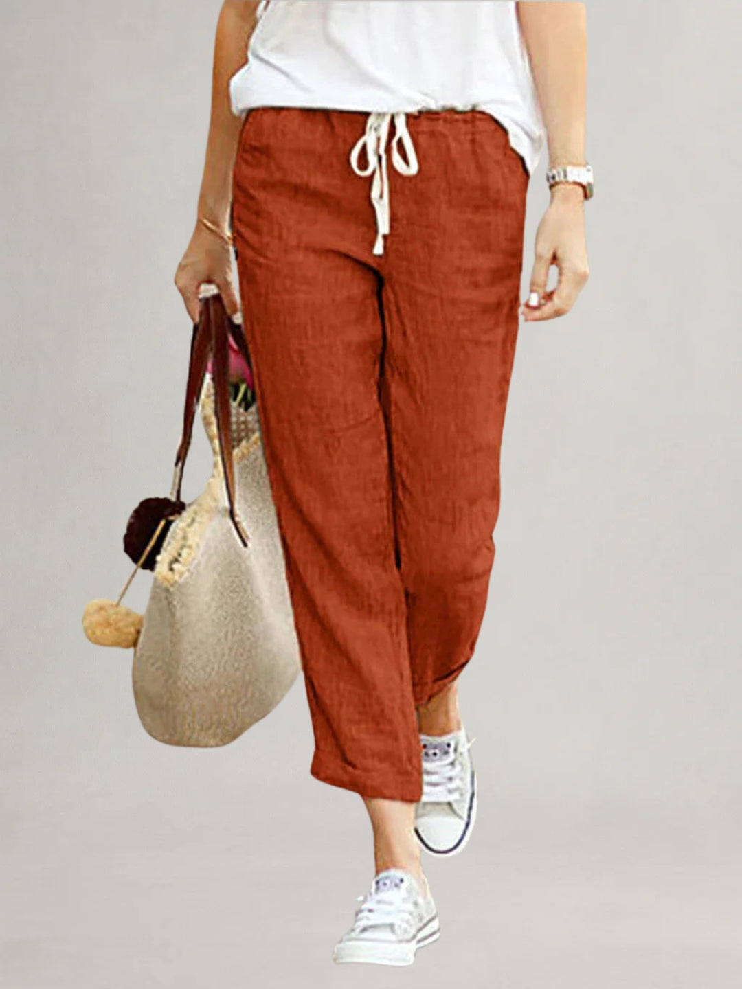 Amélie - Pantaloni in Lino Confortevoli