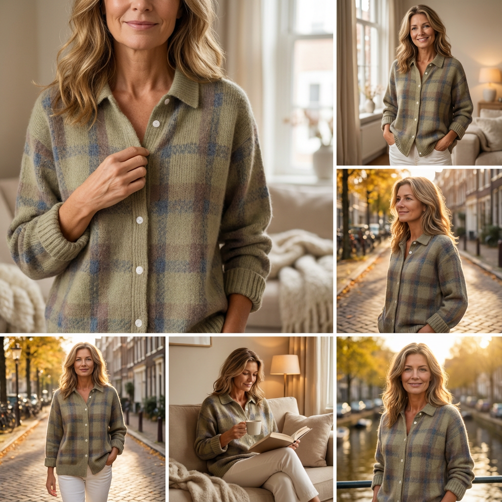 Valeria™ – Elegante maglione a quadri