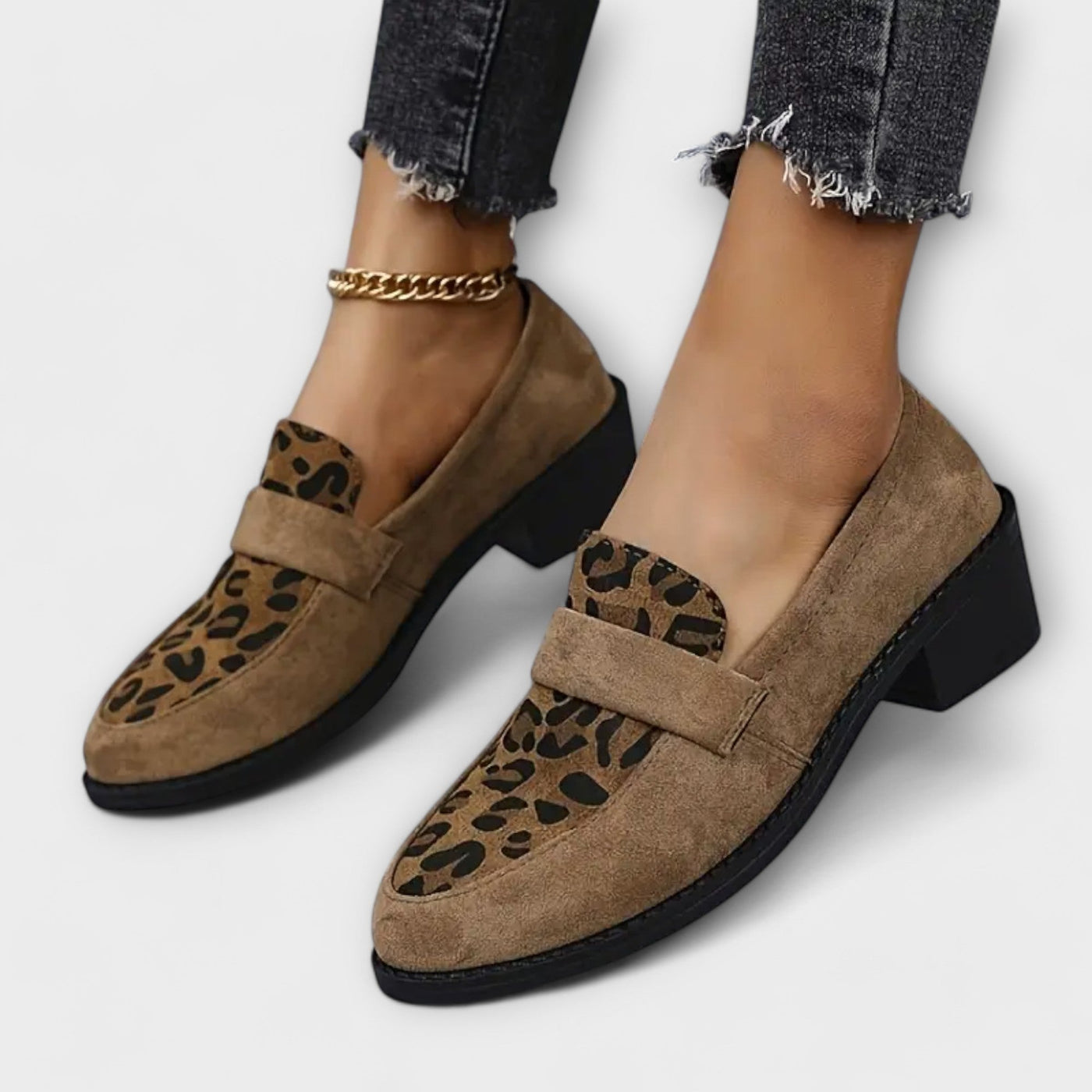 Karla - Scarpe eleganti da donna con motivo leopardato