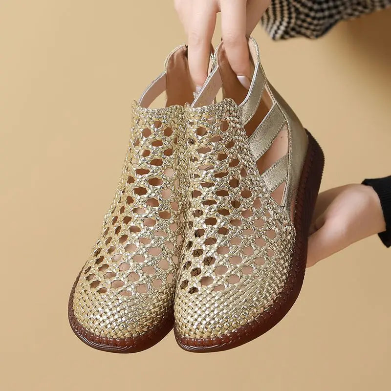 Cléopâtre Stivali sandali - Confortevoli ed eleganti (Pelle vera)