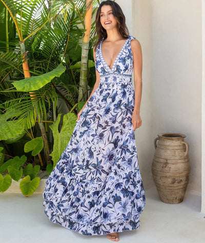 Amelia | Costume da bagno V-hals 2 in 1 con Gonna Abbinata