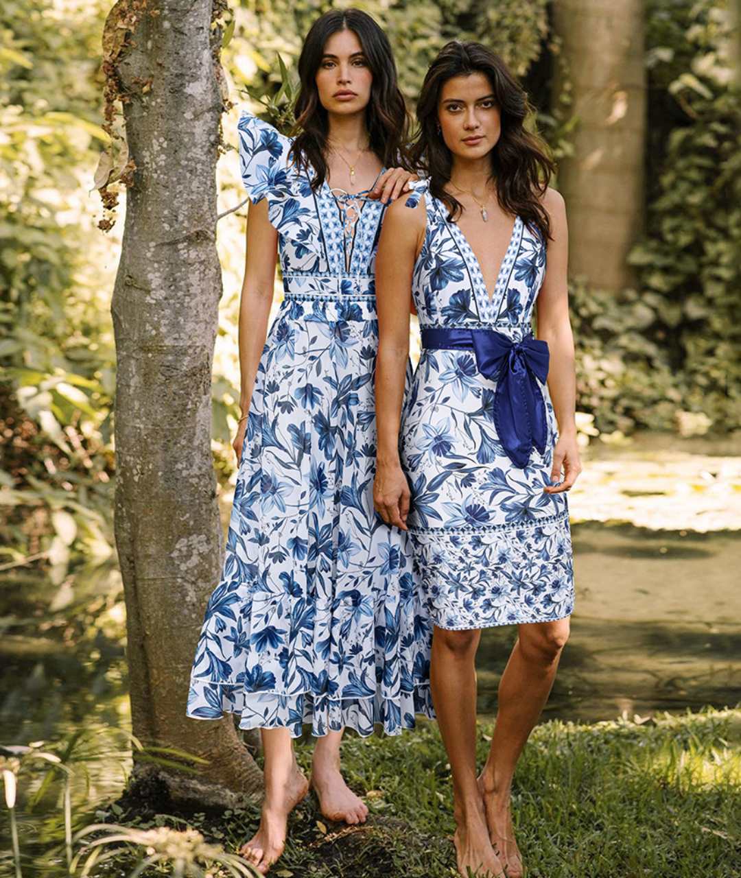 Amelia | Costume da bagno V-hals 2 in 1 con Gonna Abbinata