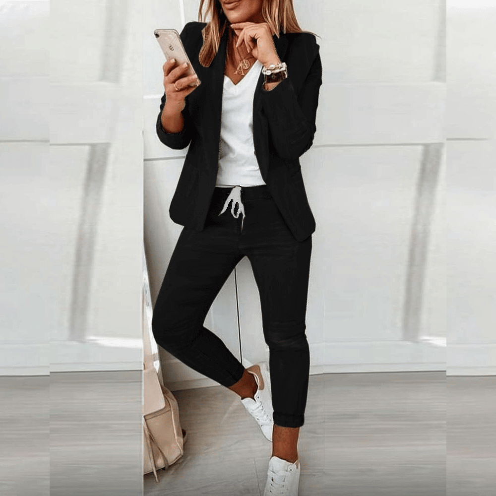 Completo donna due pezzi | blazer, pantaloni