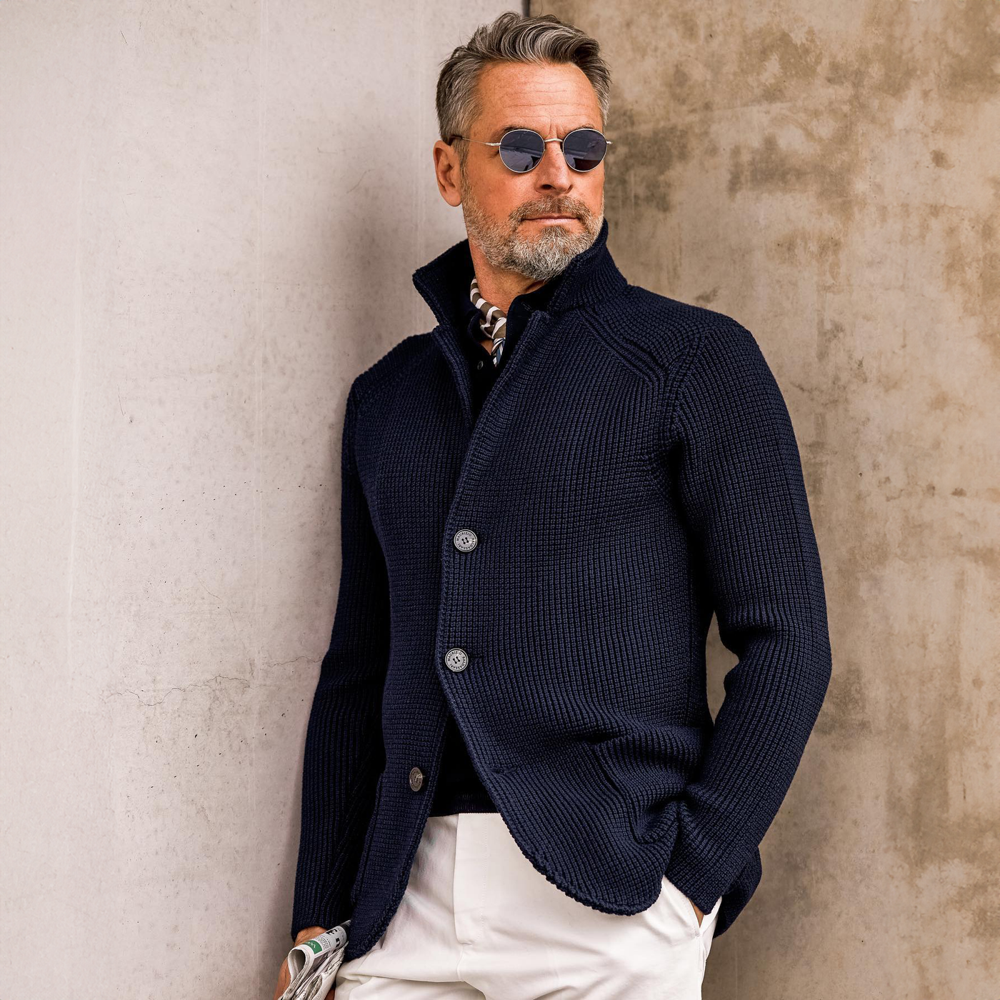 KOWALSKI | CARDIGAN CON MOTIVO TIMELESS