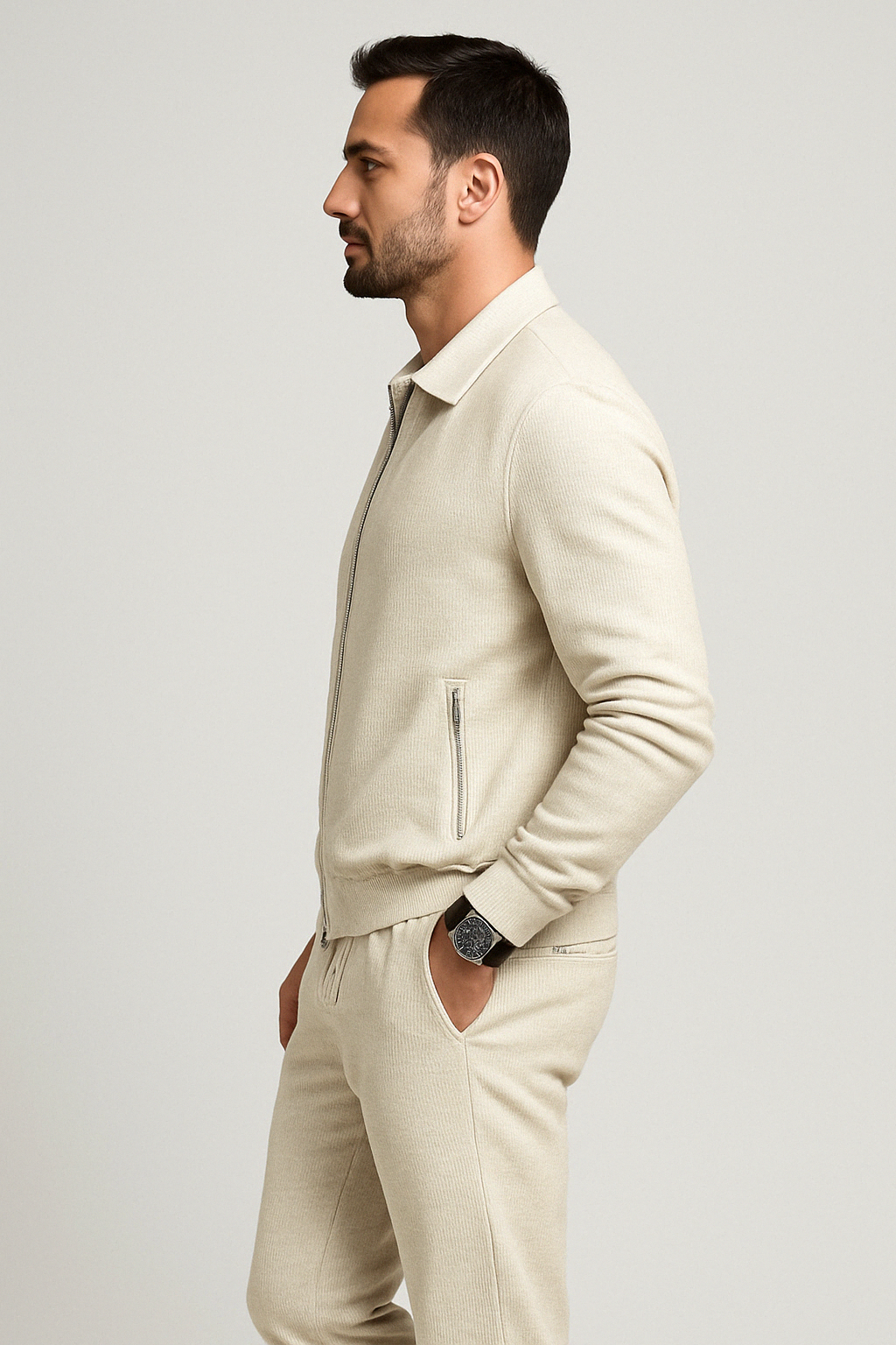 DARIO | COMPLETO UOMO CON GILET ZIP