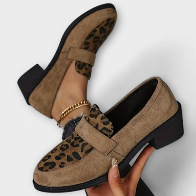 Karla - Scarpe eleganti da donna con motivo leopardato