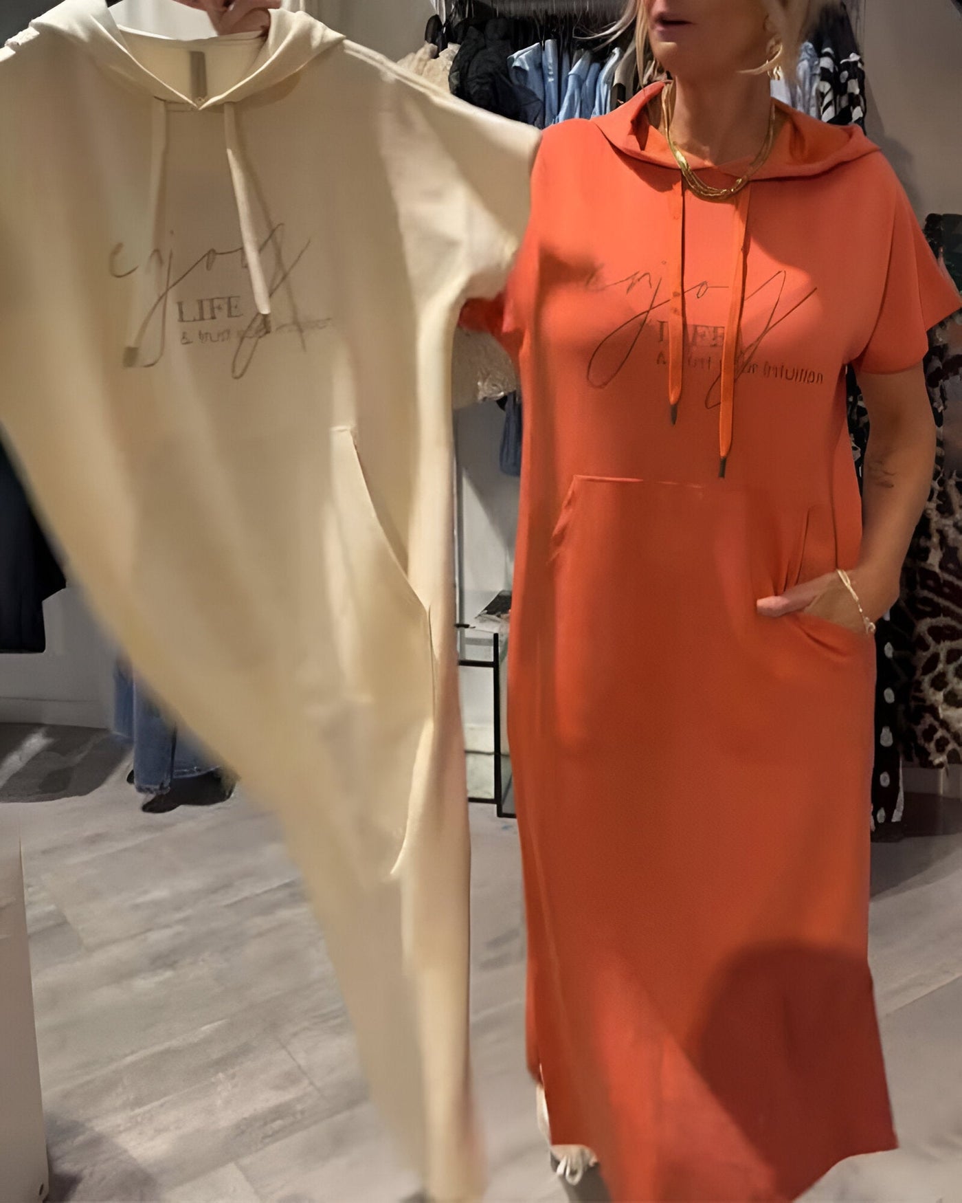 Saskia™ | Abito Hoodie Casual