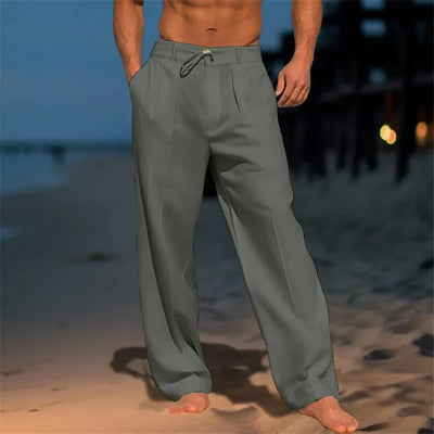 Nathan™ - Pantaloni in cotone unito