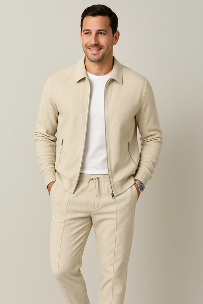 DARIO | COMPLETO UOMO CON GILET ZIP