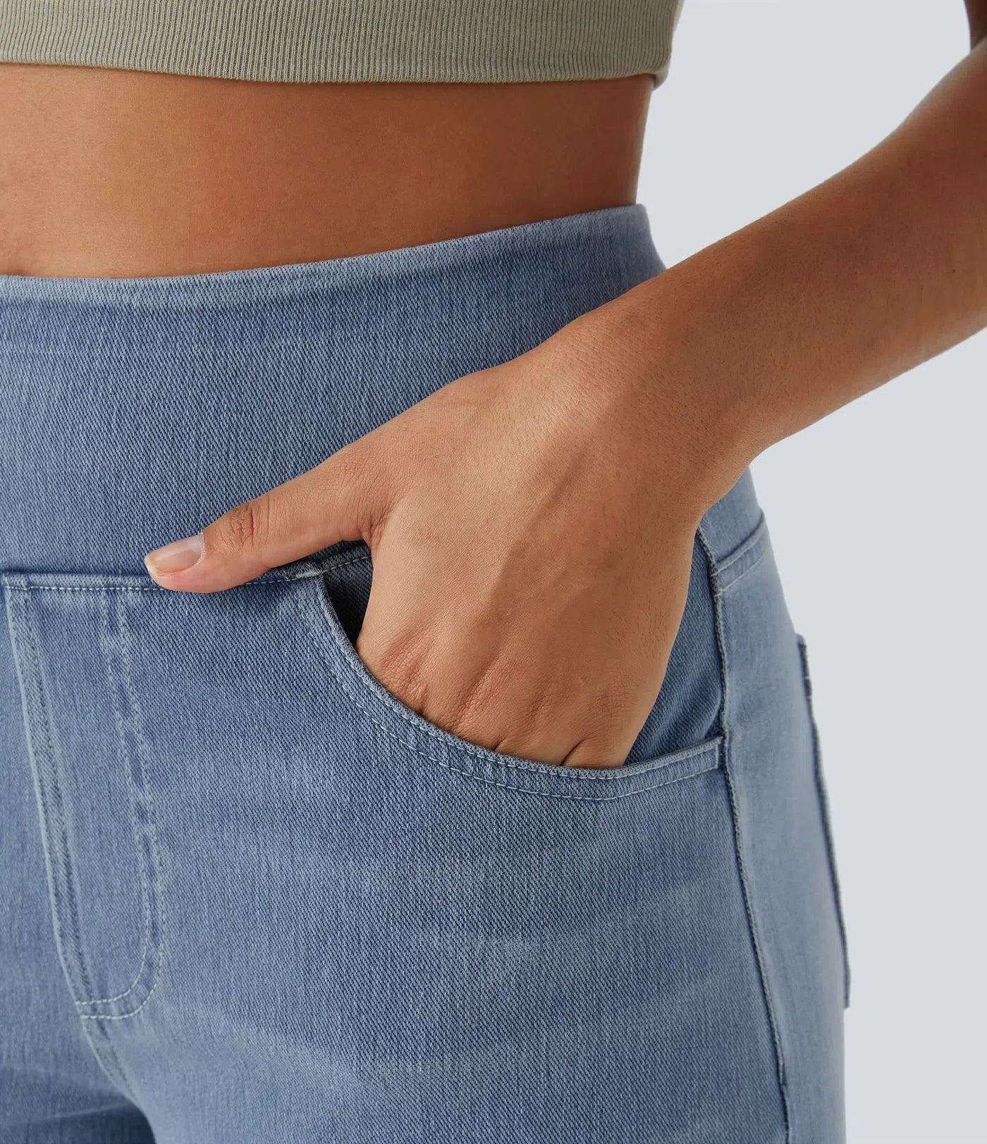 Evie | Pantaloni Elasticizzati Confortevoli a Vita Alta