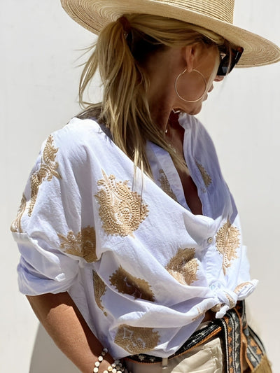 Simone™ | Blusa Chique Style Ibiza