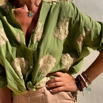 Simone™ | Blusa Chique Style Ibiza